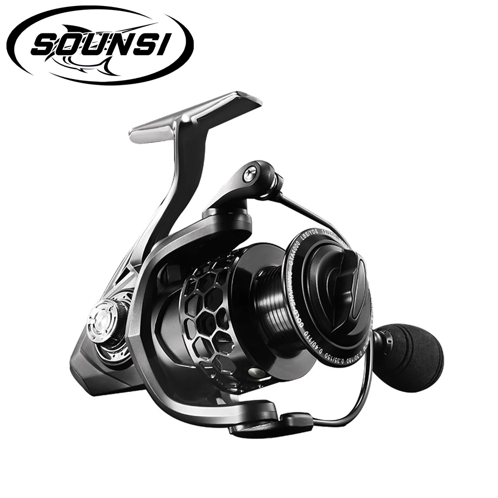 SOUNSI GTA Series Spinning Wheels Lure Fishing Reels Smooth Out Of The Line Ultra-Long Throwing Spinning Wheel Fishing Wheels