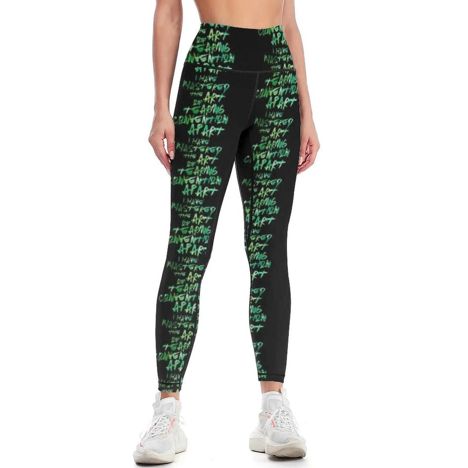 I have mastered the art of tearing convention apart Leggings sports shirts gym Sports pants woman Womens Leggings