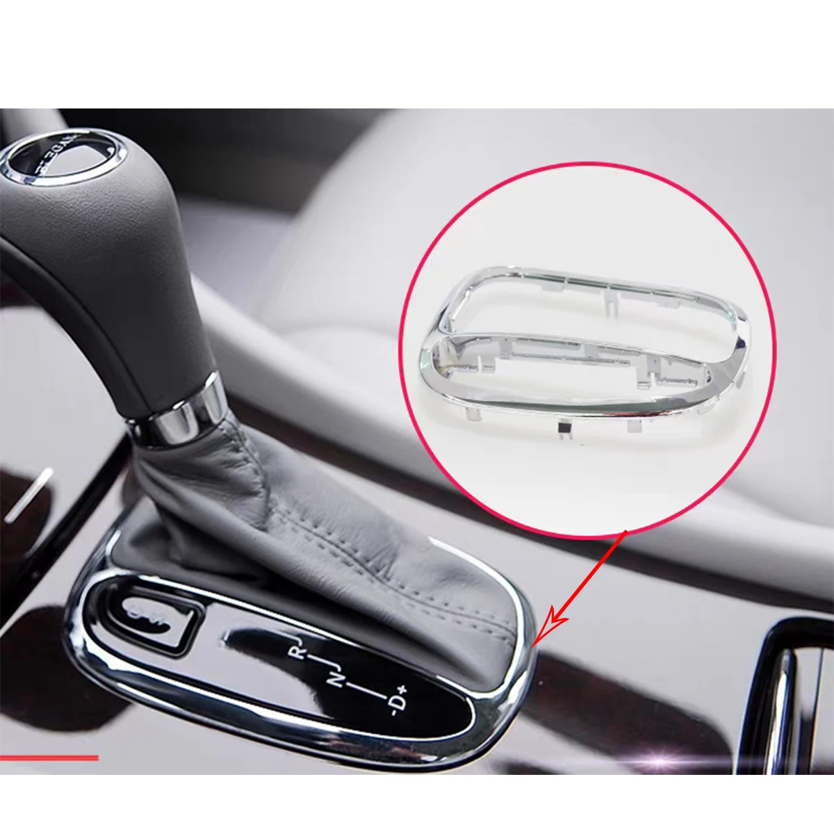 

Central Console Frame Trim Ce039110021 Glossy Chrome Appearance Gear Shift Console Panel Frame For Benz W203 C180 C200 C260