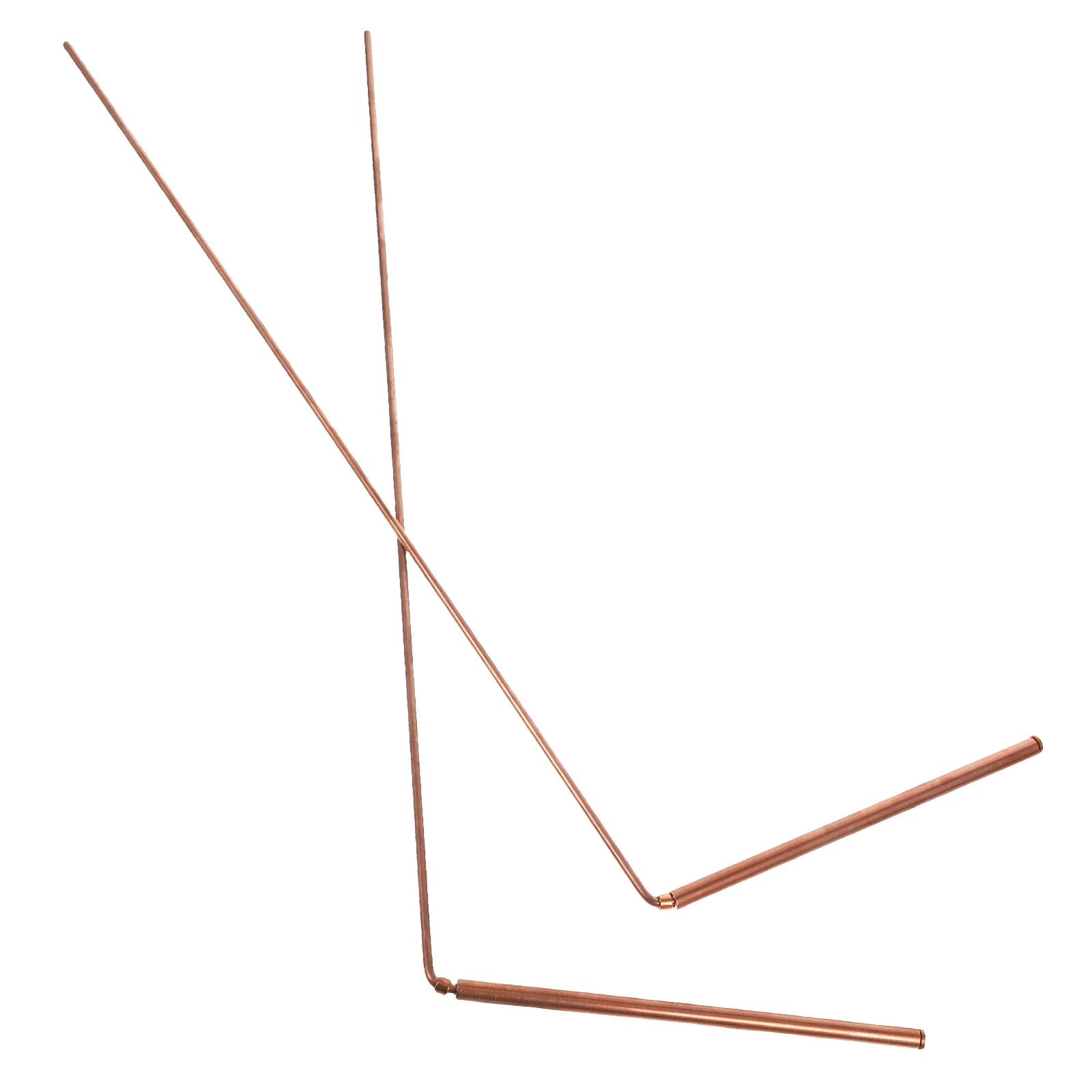 

2 Pcs Copper Brass Dowsing Rods for Water Finding Ghost Hunting Gold Detection Tools Flexible Divining Rod Metal Search