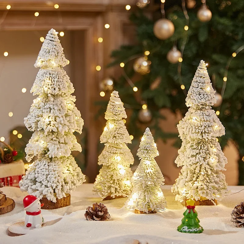 15/20/25/30cm decoraciones para árboles de Navidad hogar habitación fiesta árbol Artificial Navidad niños DIY hecho a mano 2025 regalo de Año Nuevo