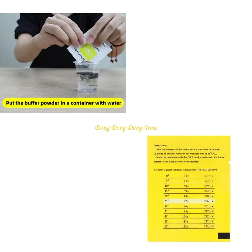 

Easy Use Orp Buffer ORP Buffer Calibration Powder Redox Potential Test