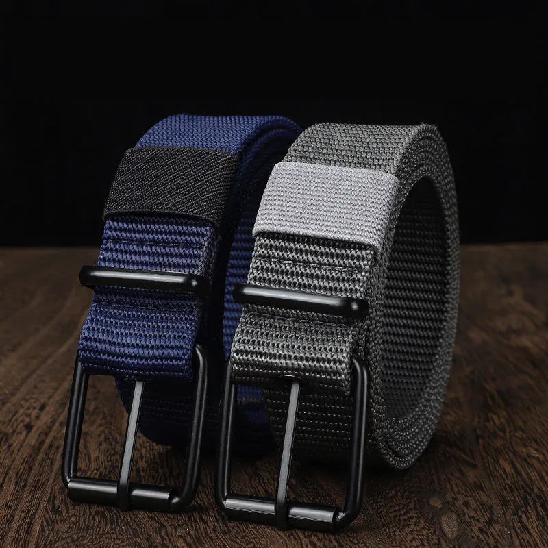 Men Belts Canvas Nylon Webbing Tactical Belt Fashion Casual Designer Unisex Belts High Quality Sports Strap HB061