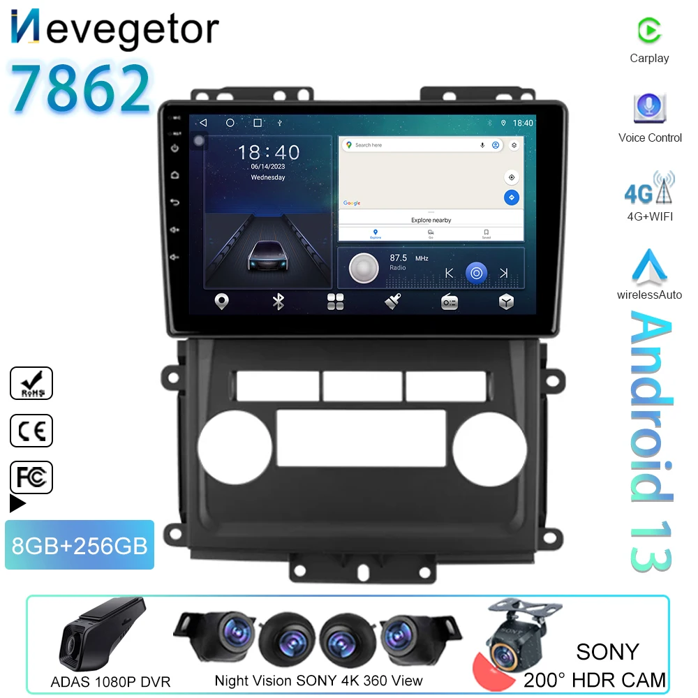 Car Android For Nissan Frontier 2009 - 2012 For Nissan Xterra 2 N50 2008 - 2015 Auto Radio Multimedia Player GPS Navigation DVD