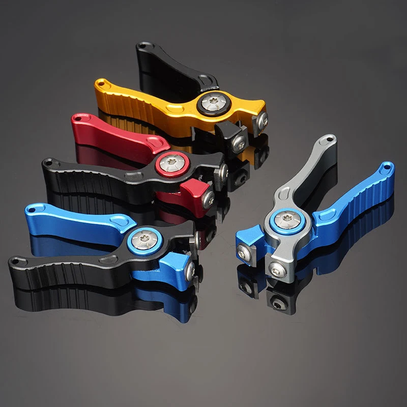 Dobeli Mini Aluminium Legierung Wolfram Angeln Zangen PE Linie Schere Tragbare Sharp Schneiden Werkzeug Angelgerät Pesca Zubehör – Detail 7