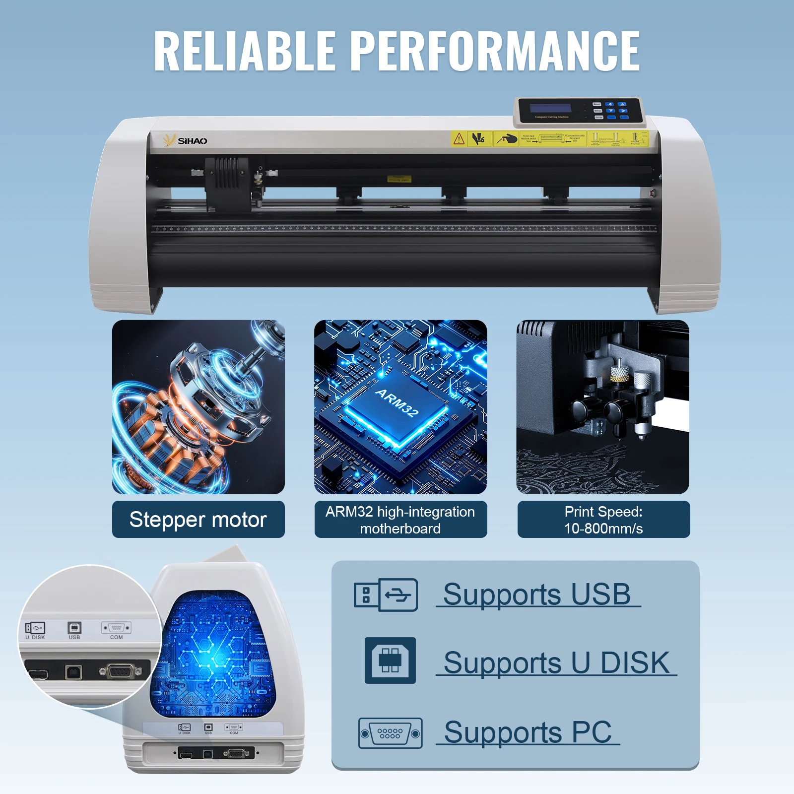 

Edge Scanning Engraving Machine Cutting Plotter Cutter Supports USB Interface Vinyl Cutting Plotter Cutter