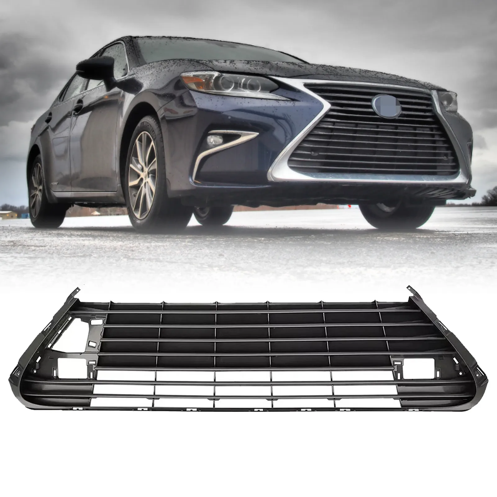 

Front Bumper Lower Face Bar Grille For 2016-2018 Lexus ES300H ES350 #5310206150