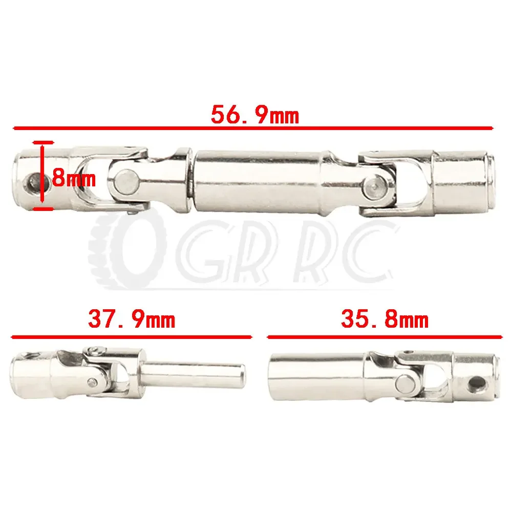 Metal Aço Carbono Eixo De Movimentação De Aço Inoxidável para 1/16 WPL B36 B16 C14 C24 B24 Ural Caminhão RC Peças de Reposição Do Carro