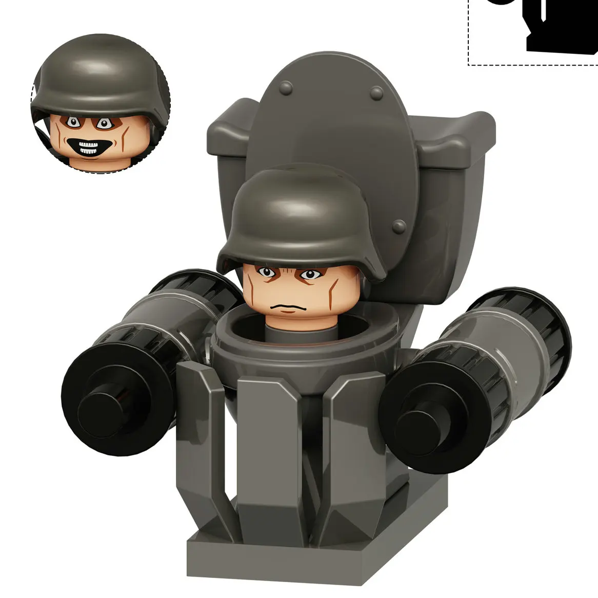 Mini Skibidi Toilette Mann Figur Anime Baustein Spielzeug TvMan Plus Titan Kameramann Lautsprecher Ziegel Modell Kind Geburtstag Geschenke – Detail 19