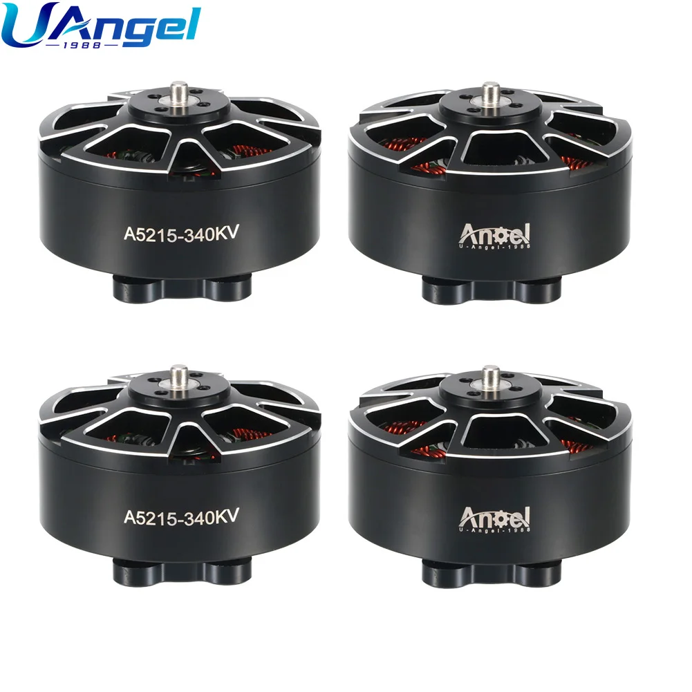 4PCS UAngel A5215 250KV 340KV 420KV 500KV 6-8S High Speed Brushless Motor Long Range X-Class RC FPV Drone Model Parts