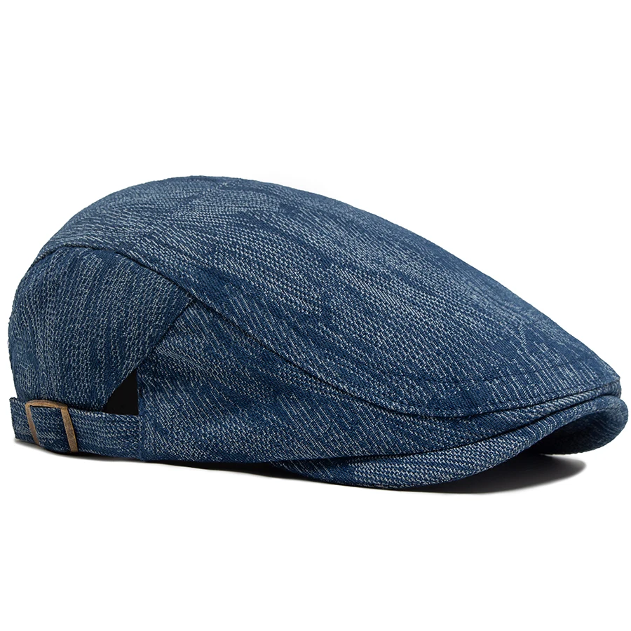 Fashion Denim Men's Beret Vint - Vintage Fashion Nz 评论和价格