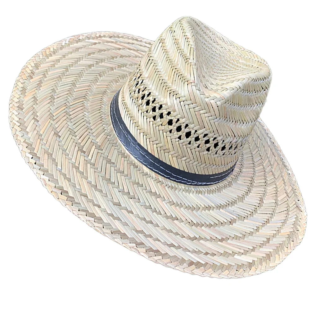

Wide Brim Classic Straw Hat Summer Woven Bucket Sun Visor Quick Dry Breathable Lightweight for Beach Camping Hiking Travel