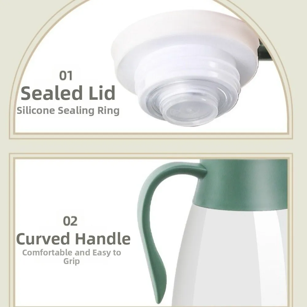 سعة كبيرة معزول غلاية الزجاج بطانة الداخلية العزل الحراري ترموس تفريغ الباندا نمط مانعة للتسرب زجاجة تُرمُس