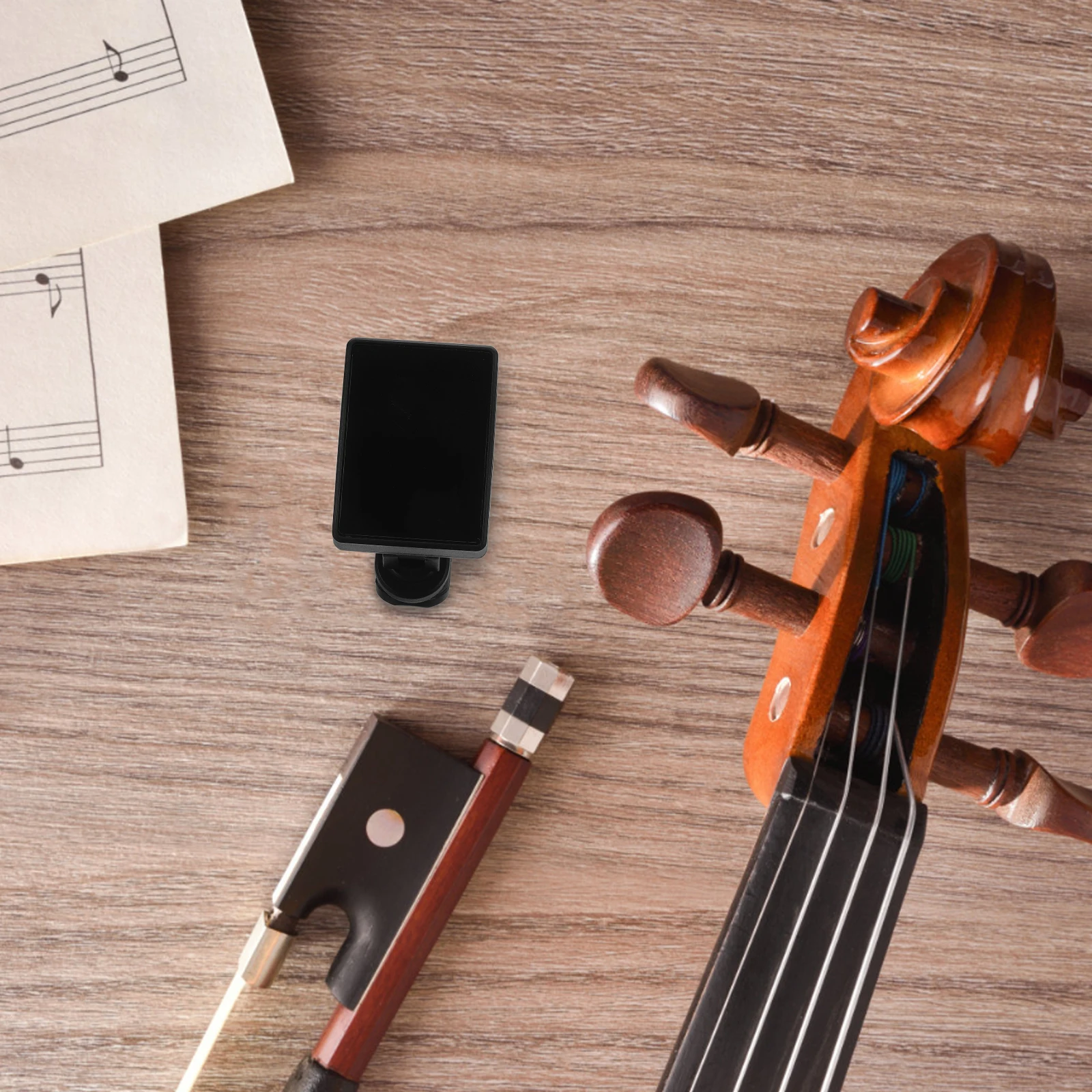 

Electronic Tuner Guitar Violin Ukulele Bass Rechargeable Clip-On Digital Auto Tuning Color Screen Equal Temperament Instrument