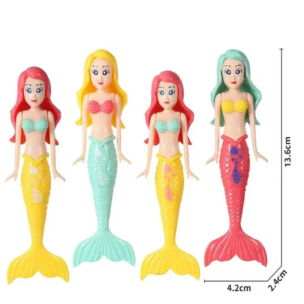 4pcs Pool Diving Toys Smooth Interactive Swimming Training Toys Set Encourage Risk-taking Child-Friendly Water Sports Games