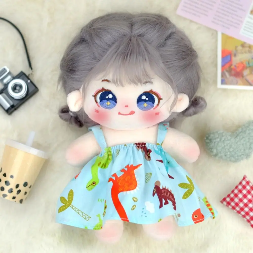 Toy Accessories 20cm Cotton Doll Clothes Multi Color Lolita Mini Princess Dress Mini Lace 20CM Doll Sling Dress Children Gift