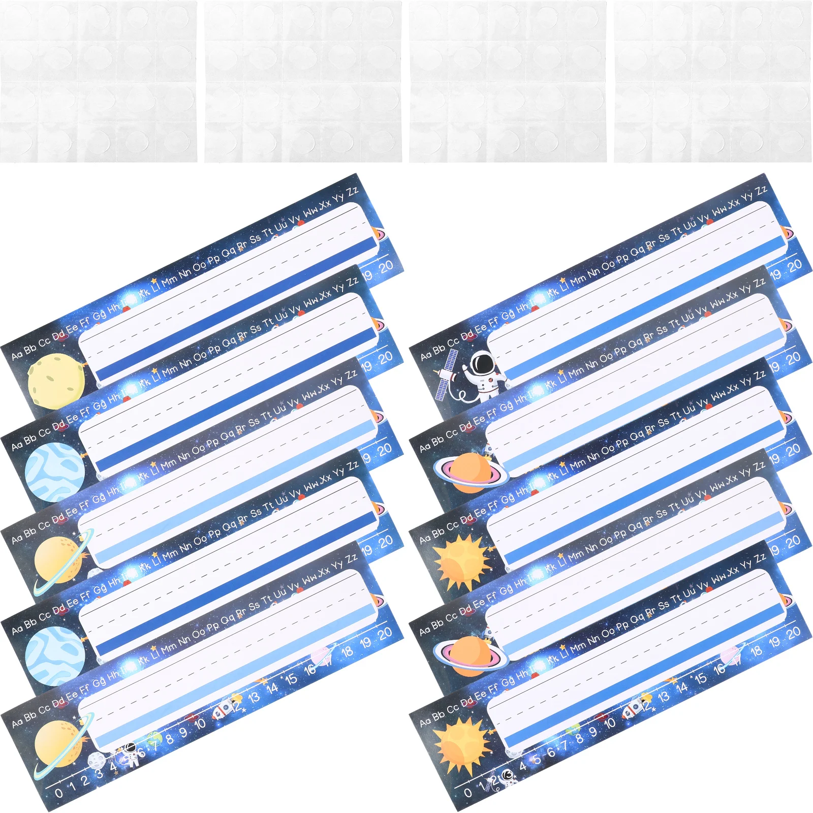

1 set School Stickers Desk Labels Writable Students Labels Classroom Name Tags Desk Name Tags Classroom Decor Nameplates