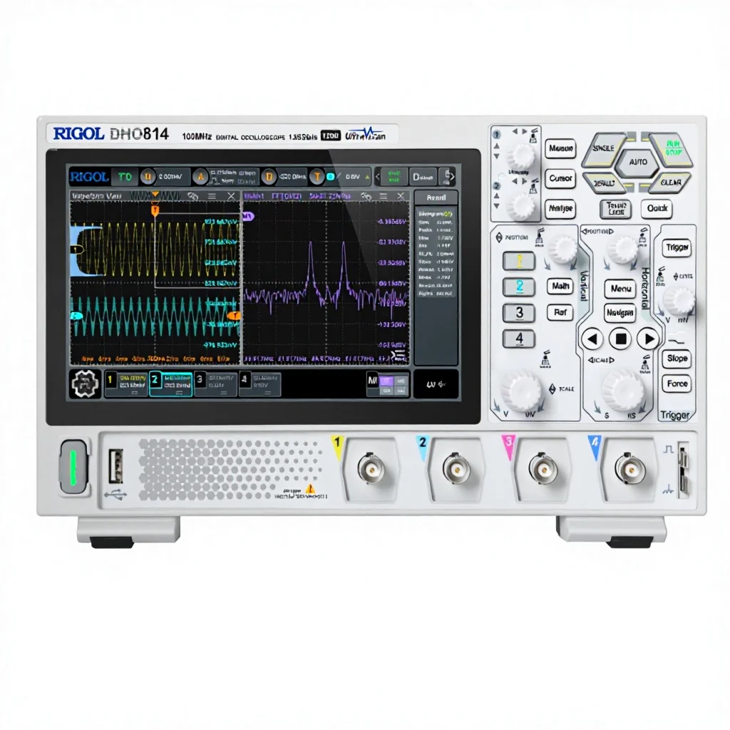 RIGOL DHO812 Innovative Multi-Channel High-Speed Digital Oscilloscope for Comprehensive Signal Capture and Analysis