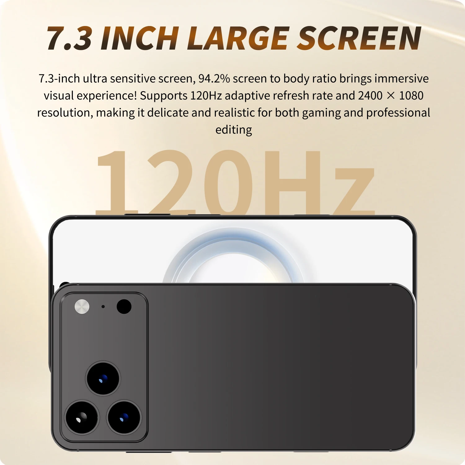NEW 2025 Hot Pad Tablet PC i17 Pro Max 7.3 inch HD 4K Android 14 22GB+2TB 8000mAh Battery 4G 5G Dual Sim Card WiFi GPS Google