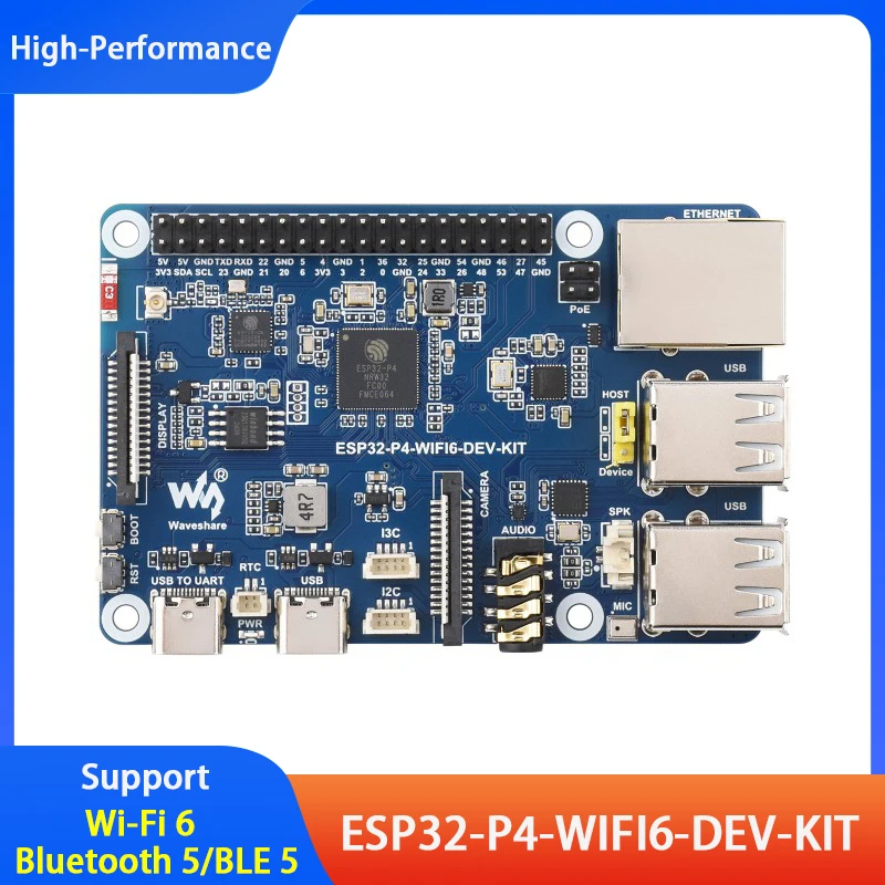 

ESP32-P4-WIFI6-DEV-KIT Development Board High-Performance Based On ESP32-P4/ESP32-C6 Support Wi-Fi 6/Bluetooth 5/BLE 5