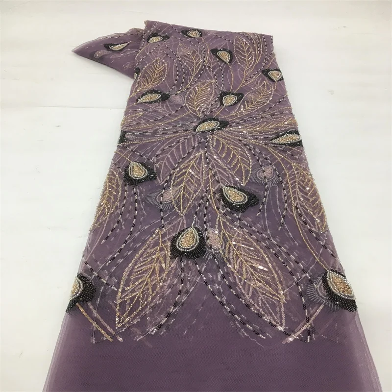 

African Lace Fabric High Quality Guipure Net Embroidered Nigerian Lace Fabric France Swiss Voile Lace Fabrics For Party Dresses