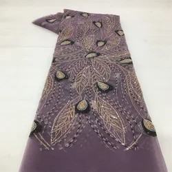 African Lace Fabric High Quality Guipure Net Embroidered Nigerian Lace Fabric France Swiss Voile Lace Fabrics For Party Dresses