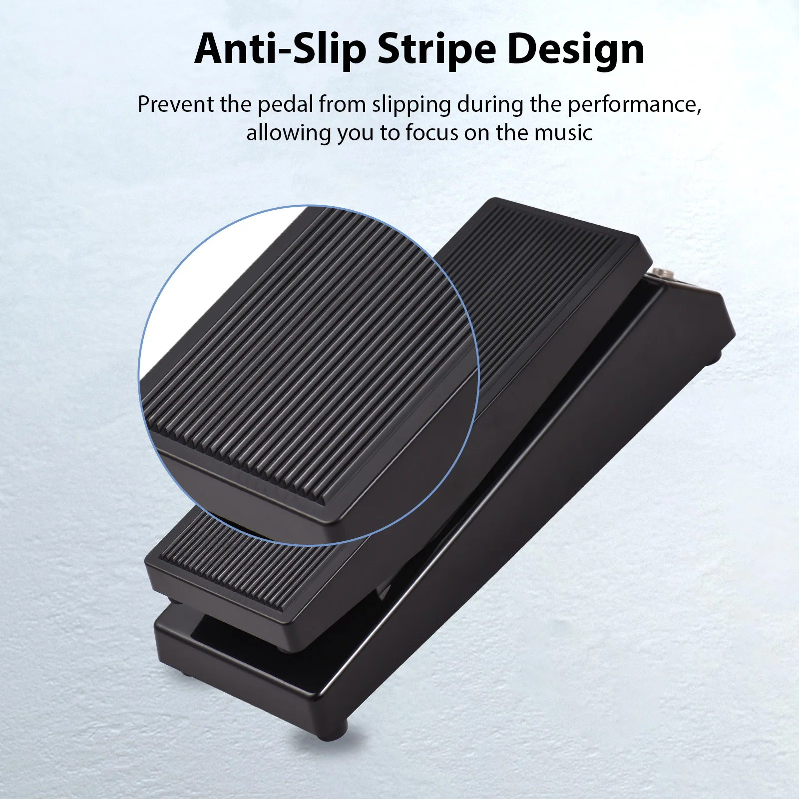 Pedale per chitarra Pedale volume per chitarra professionale Regolazione volume Pedale per chitarra elettrica mono/doppio canale Ingresso/uscita 6,35 mm