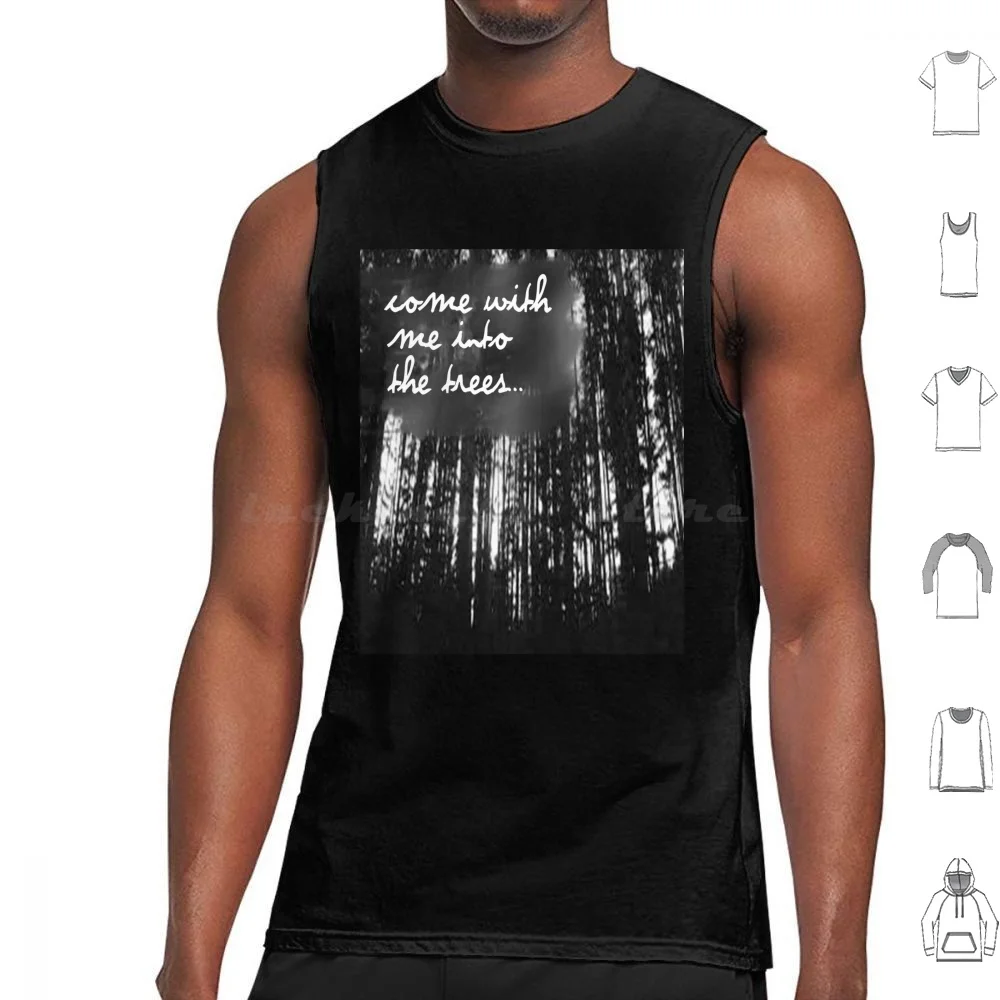 Mode Tank Tops Print Cotton Come With Me Into The Trees Black Celebration Dave Gahan Strangelove