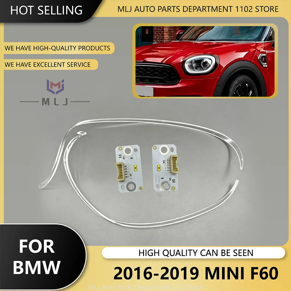 

For 2016 2017 2018 2019 MINI F60 Countryman Headlight DRL Light Guide Tube Strip LED Light Source Turn Signal Chip DRL Board