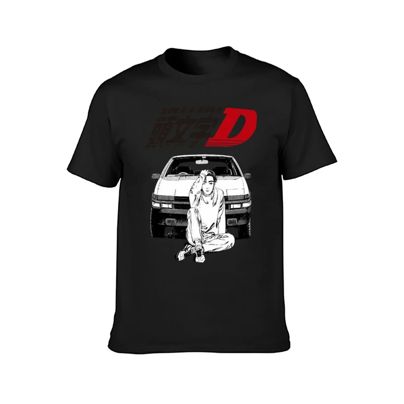 Initial D T-Shirt heavyweights boys animal print mens graphic t-shirts hip hop