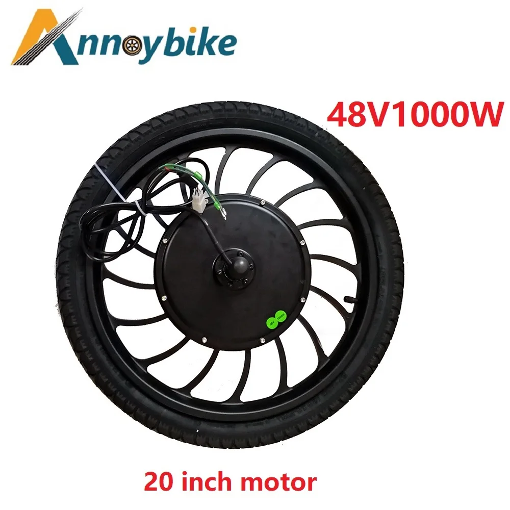 20 inch 36v 48v 1000wBLDC front drive rear wheel drive skateboard wheel hub motor wheel for electric rickshaw pneumatic tire