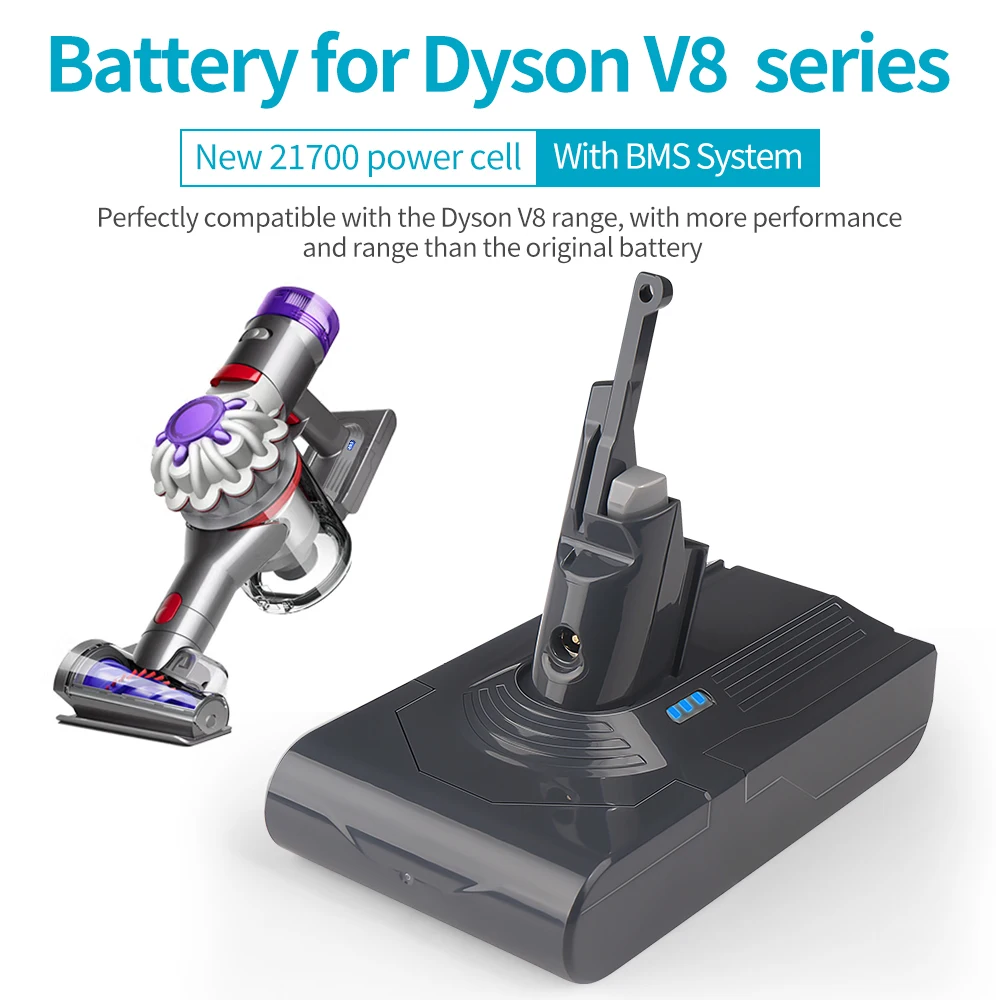 ويتلي 21.6 فولت 4.5Ah V 8 ليثيوم أيون استبدال بطارية ليثيوم لبطاريات دايسون V8 4500 مللي أمبير في الساعة مكنسة كهربائية/بطاريات سوني