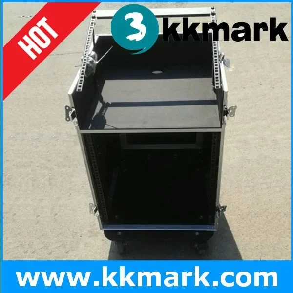 Dj Workstation Rack Flight Case With Side Table On Sale