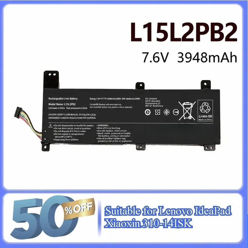 for Lenovo IdeaPad Xiaoxin 310-14ISK L15M2PB2 L15L2PB2 Battery Factory Direct Sales