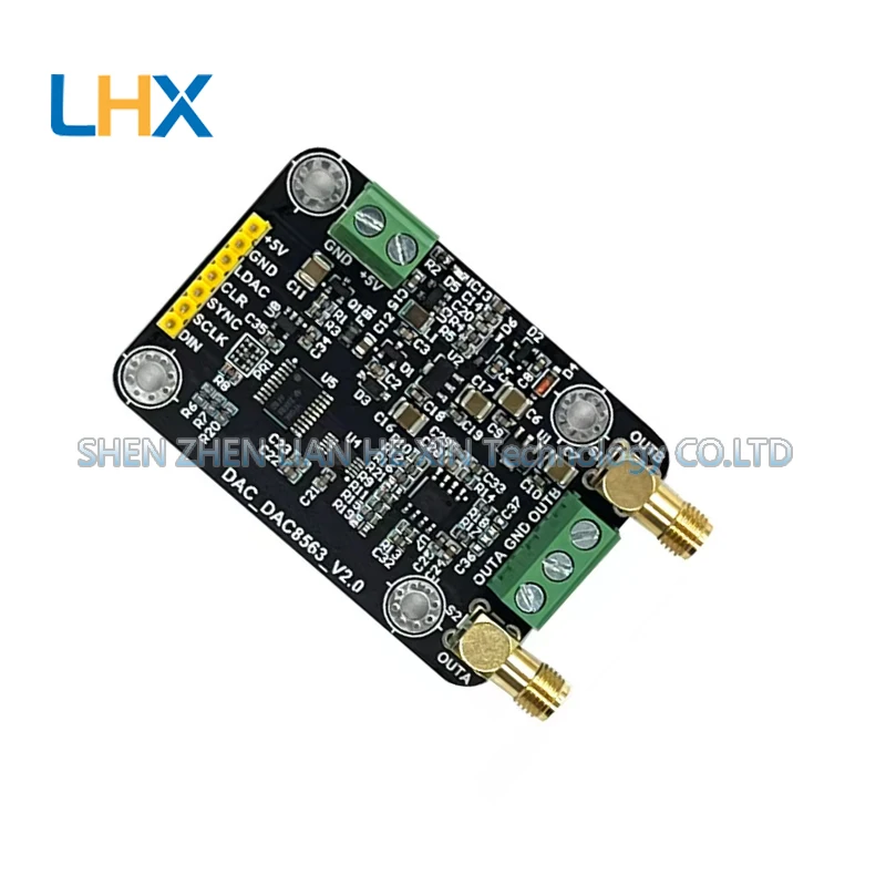 DAC8563 digital to analog converter data acquisition module high-precision dual-channel 16-bit DAC ±10V adjustable output