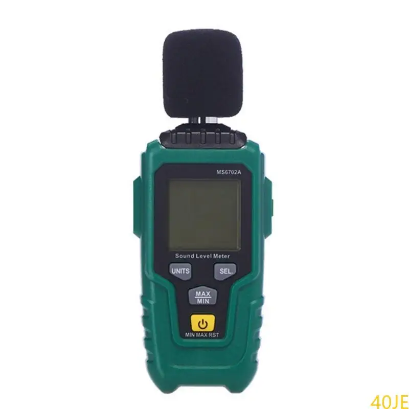 

40je Handheld Sound Sound Meter Tester широкие диапазоны Decibel измерение инструмента с ЖК -дисплеев