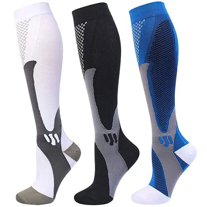 Compression Socks for Men and Women Medical Althetic Sports Nurses Socks Is Best for Running Flight Travel Cycling