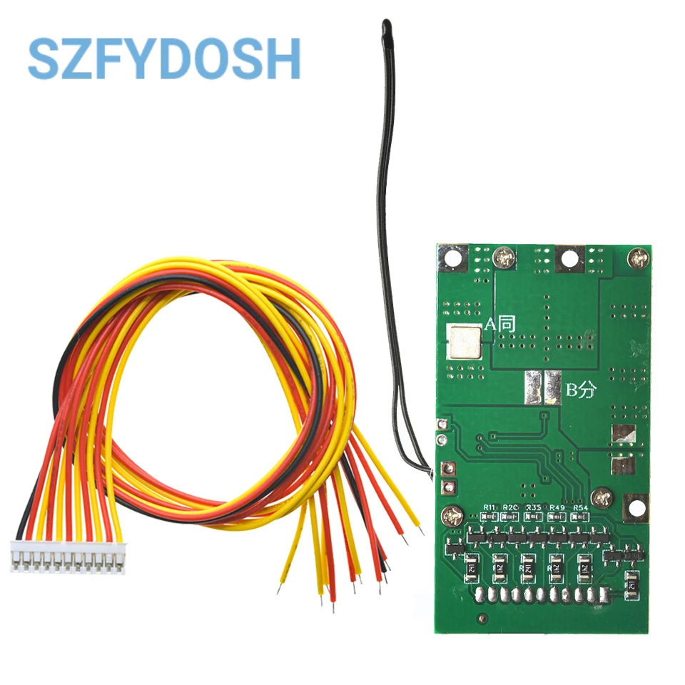 لوح حماية بطارية ليثيوم 10S 36V 30A، حزام شحن منفذ منفصل/نفس المنفذ متوازن #6