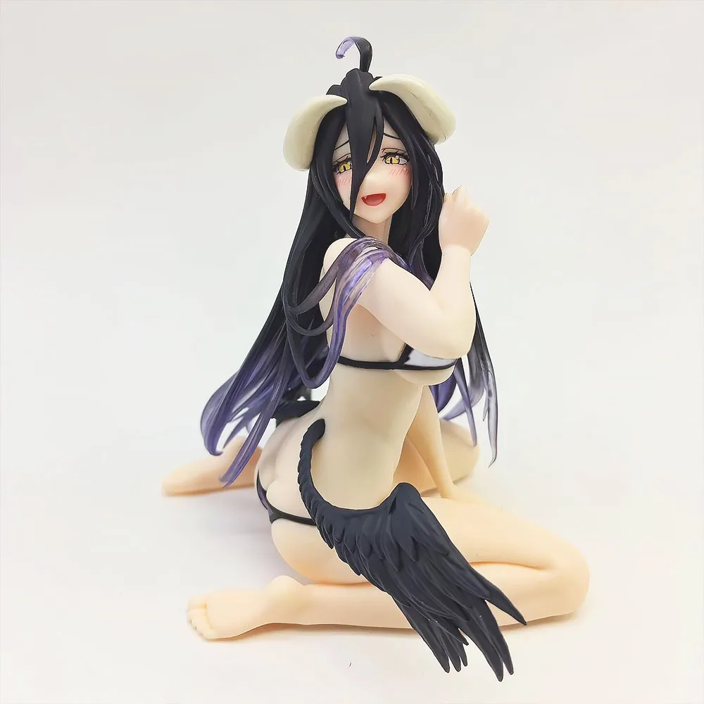 Saophea Albedo Swimsuit Sitting Ver. Ecchi Figure, Sexy Anime Girl Waifu Action Figure Collectible Statue, Anime Decor Gift Toy view 5