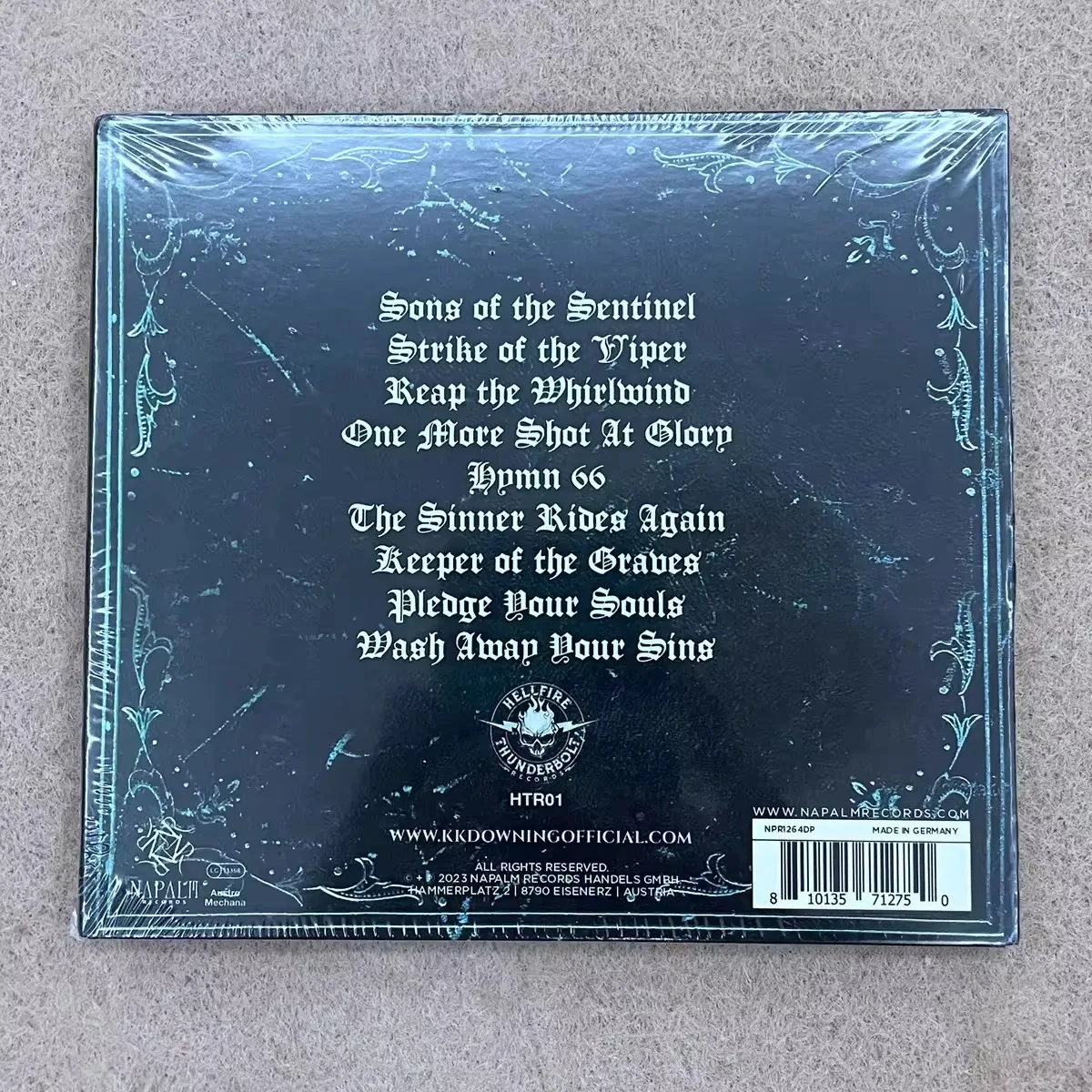 KK's Priest The Sinner Rides Again CD Traditional Heavy Metal Powerful Guitar Riffs Dynamic Vocals Classic Hard Rock  Metal Fans view 2