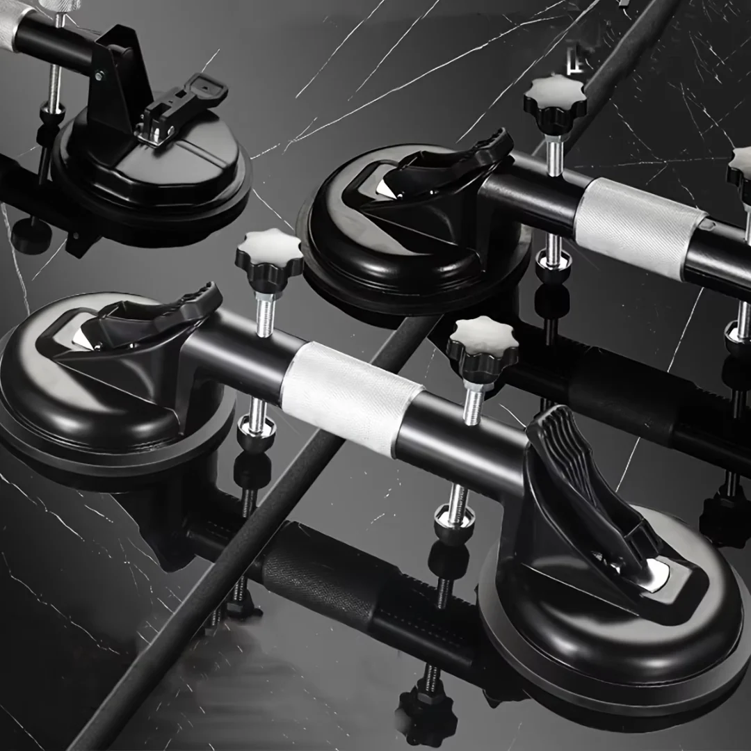 Suction Cups Heavy Duty Aluminum Vacuum Plate Handle Glass Holder Hooks to Lift Large Glass/Tile Lifter/Moving Glass/Pad