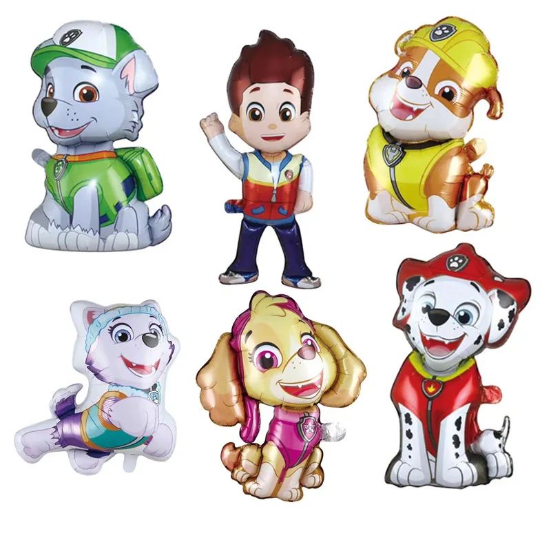 PAW Patrol Balloon Characters DIY Party Decoration Children's Toy Ball Ryder Chase Marshall Skye Rocky Ruby Zuma Party Supplies