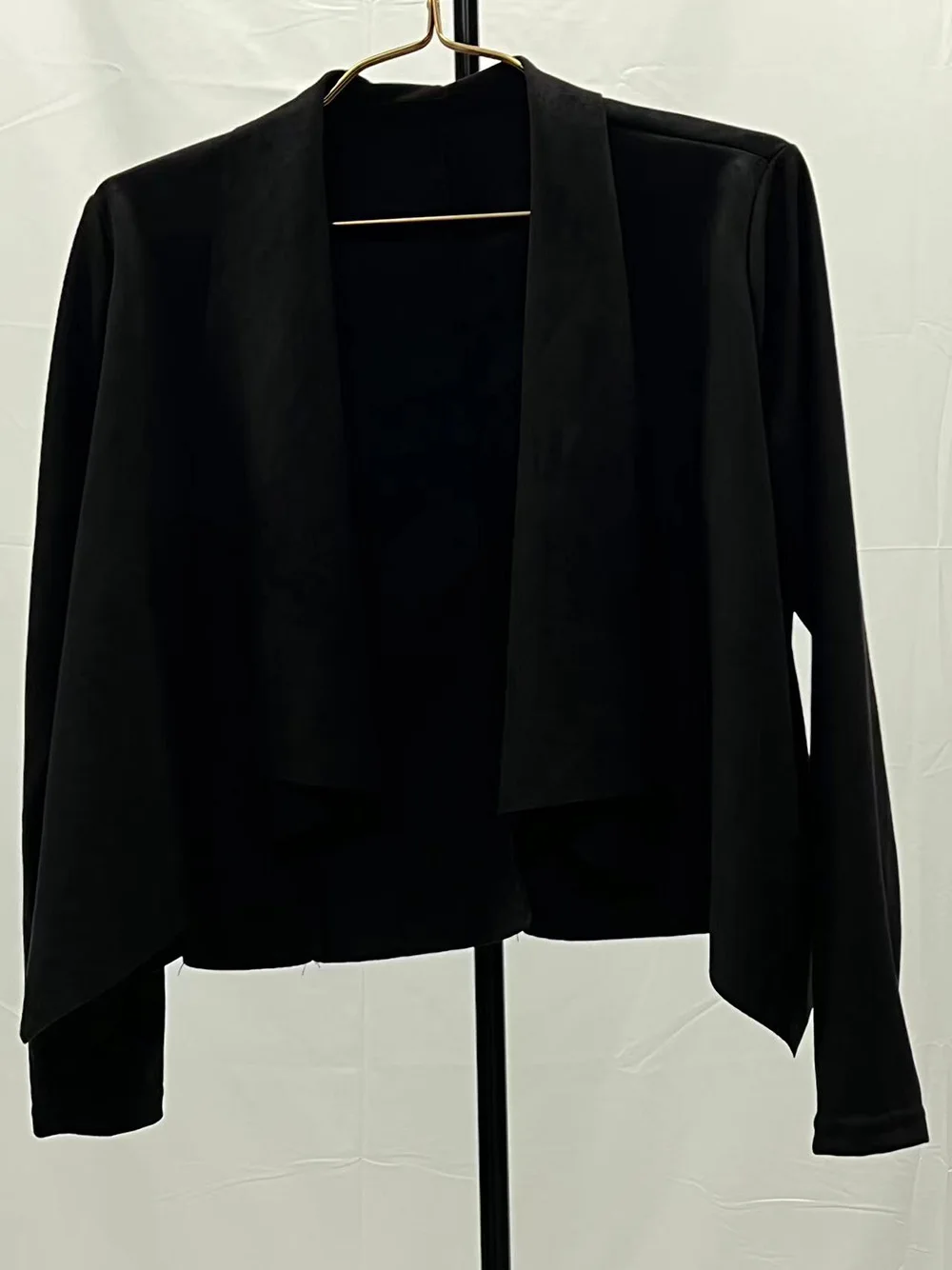 معطف مخملي نسائي ، جلد الغزال المقلد بلون نقي ، أوروبا والولايات المتحدة ، عابر للحدود ، الخريف ، جديد ،