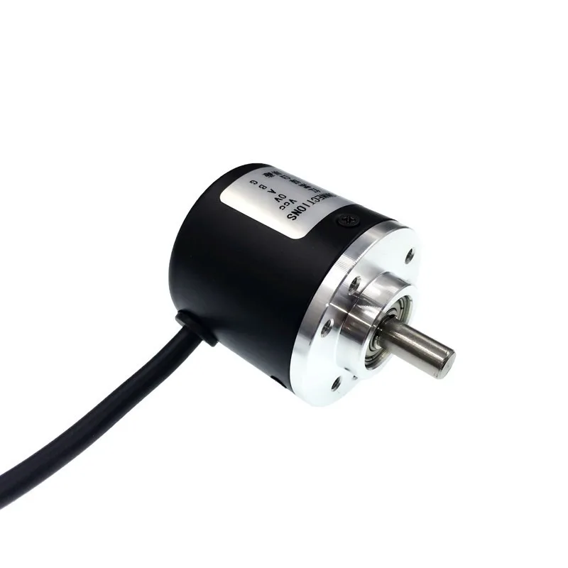 LPD3806-600BM-G5-24C Incremental Photoelectric Rotary Encoder, Solid Shaft, 600 Pulse, AB Phase, 24V DC