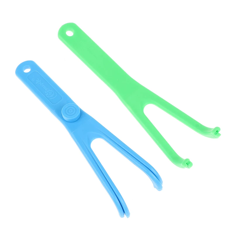 1Pc Floss Holder Flosser Teeth Cleaning Picks Handle Replaceable Pick Reusable Stick Tool Threader Braces Sticks