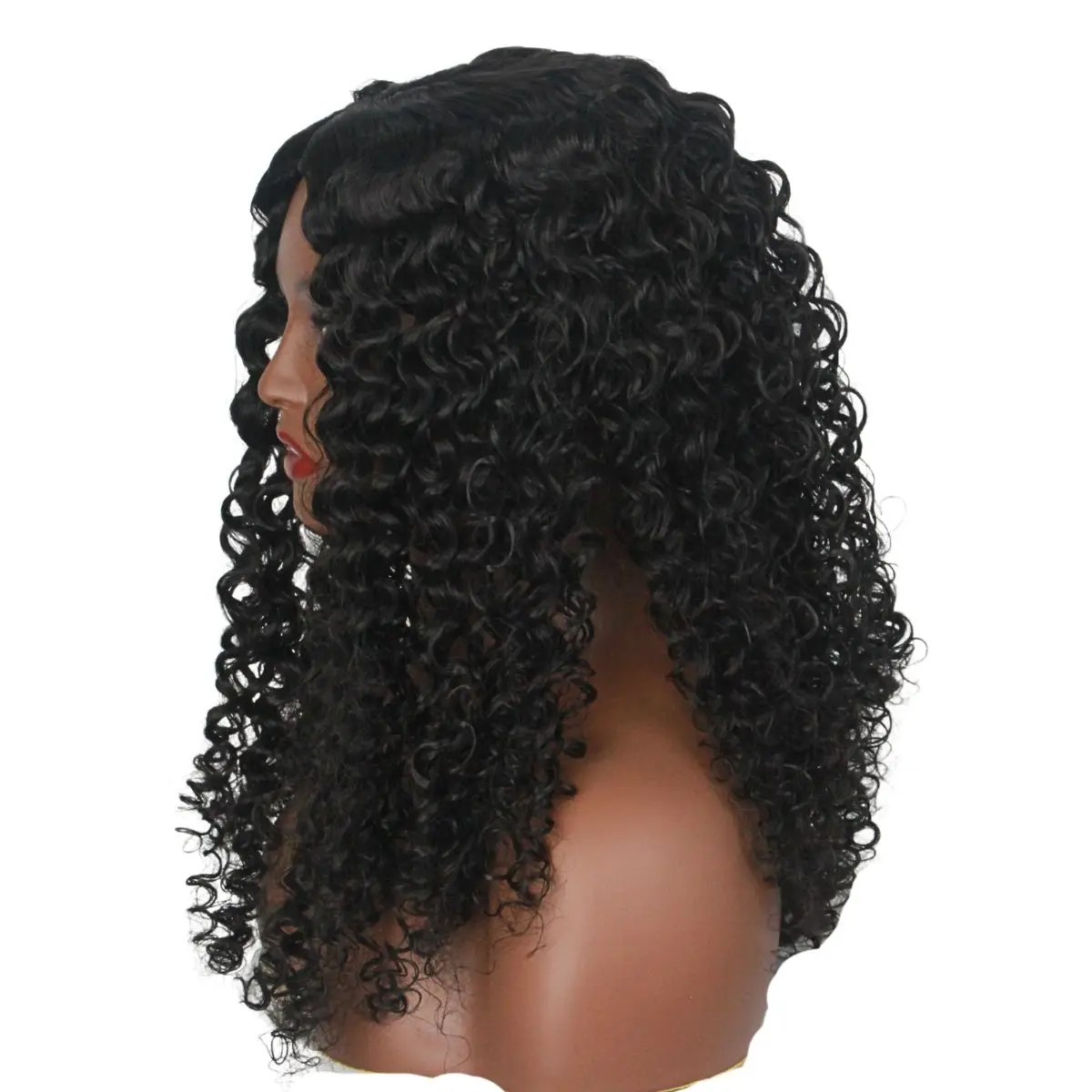 Fashion High Quality Long Curly Wave Lace Front Wig For Black Women Daily Use