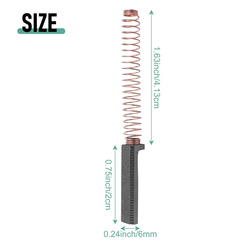 AC52-10szt. Szczotki węglowe do silnika Części zamienne Szczotka silnika do mikserów Kitchenaid W10380496 W10260958 4162648