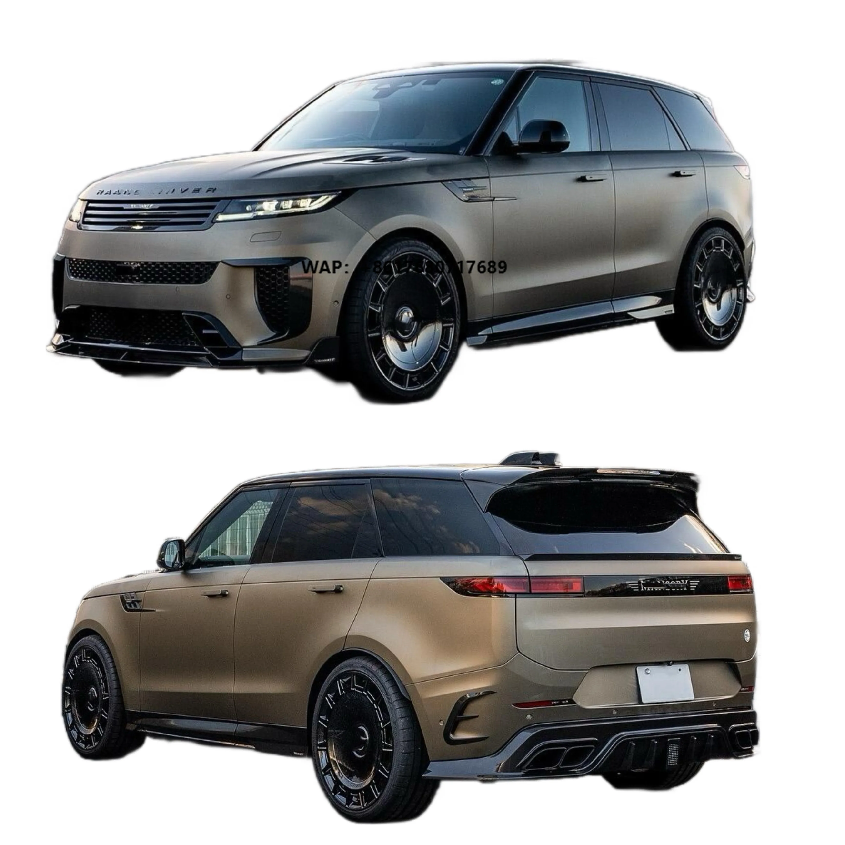 

Dry Carbon Fiber Body Kit for RANGE ROVER SPORT SV Msy Style Front Lip Skirt Rear Diffuser Spoiler Hood Wide Body Kit