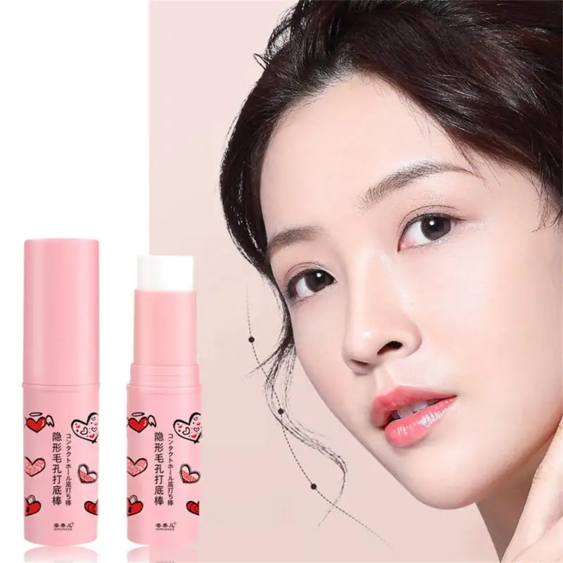 Invisible Pore Primer Stick Pore Eraser Waterproof Face Primer Makeup Base Oil-control Smooth Fine Lines Isolation Makeup Primer