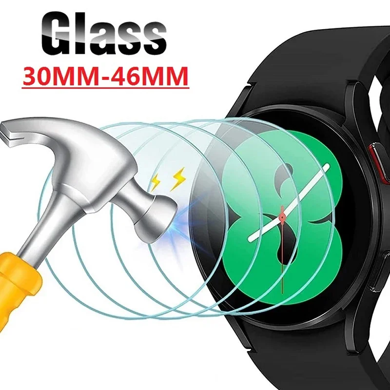 9H Tempered Glass for Samsung Galaxy Watch 4 5 Pro 40/44mm Classic 42/46mm Watch 3 41/45mm Anti Scrach Film HD Screen Protectors